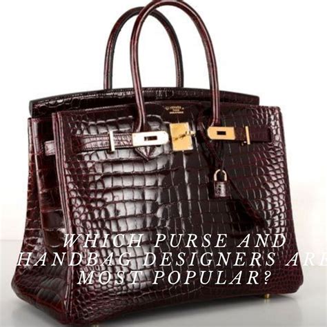 popular designer purse brands